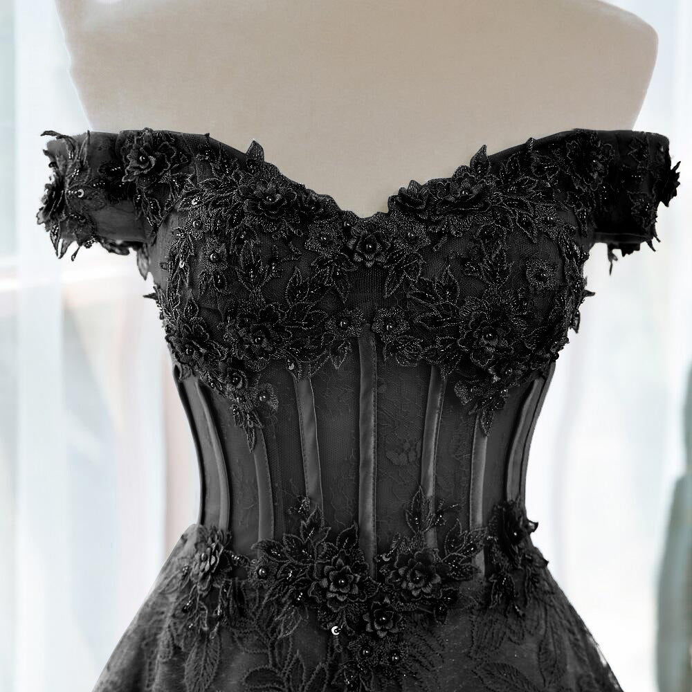 Lace Flower Dress Ball Gown