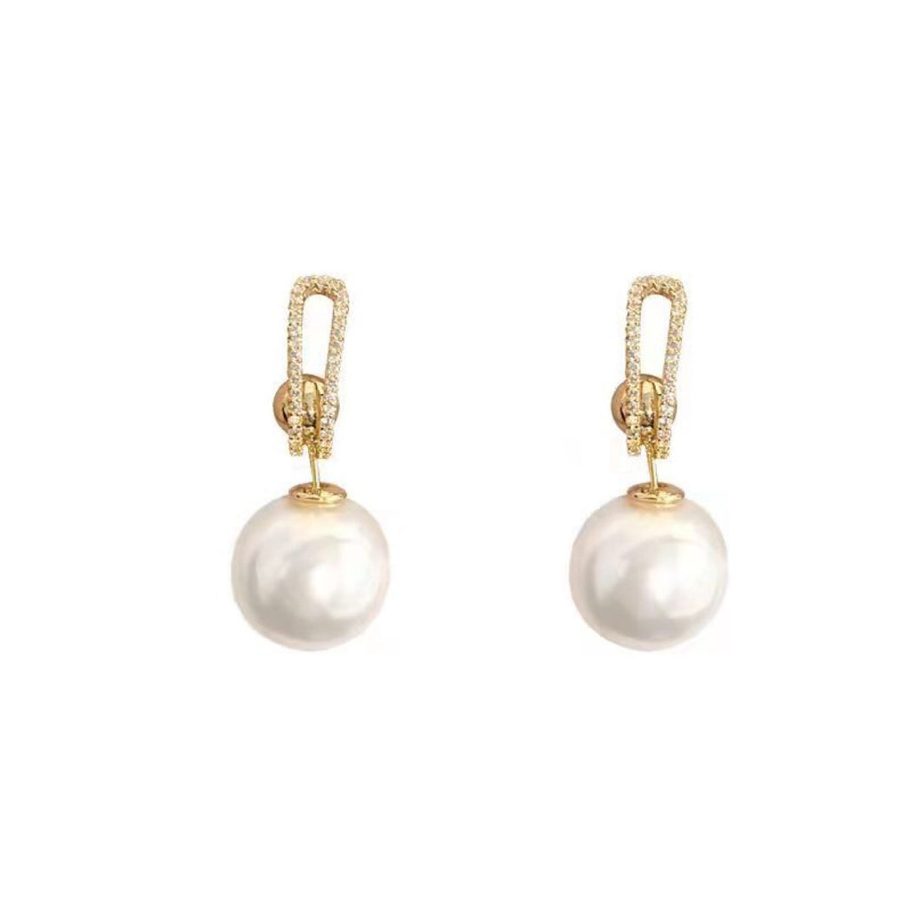 Multiple Ways To Wear Pearl Earrings Eardrops Women's Exquisite