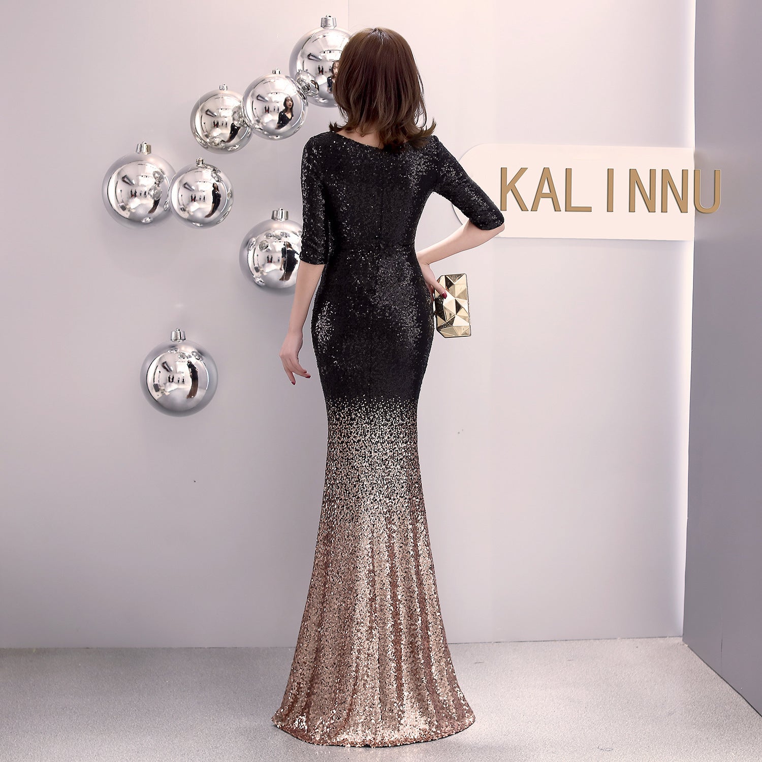 Fishtail Banquet Evening Dress Elegant Sexy Long